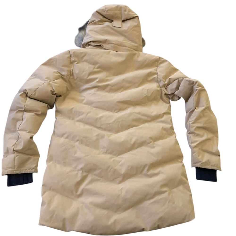 FXR Racing Women's Sierra Winter Parka Tan Apres Ski Gorpcore Faux Fur Hood M - Picture 2 of 10
